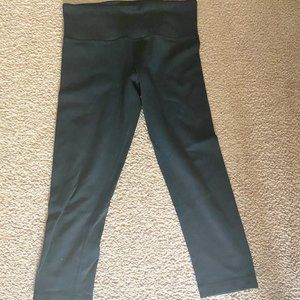 Lululemon Athletica Black Wunderunder Cropped Tights